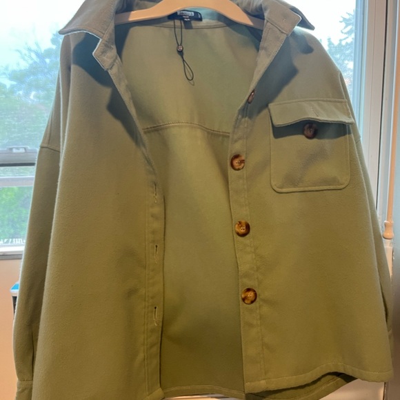 Mint green shacket - Picture 1 of 2